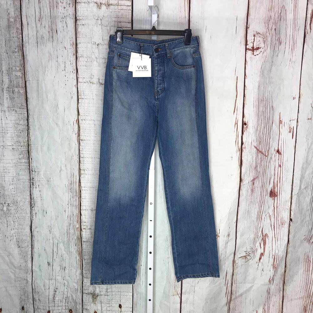 NWT Victoria Victoria Beckham midtown high rise straight leg jeans